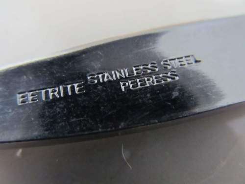 EETRITE !! Vintage Lot/Set of Six Eetrite Stainless Dinner Forks - Peeress Handle Design
