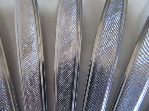 EETRITE !! Vintage Lot/Set of Six Eetrite Stainless Dinner Spoons - Peeress Handle Design