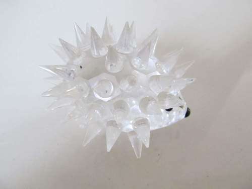 SWAROVSKI !! Vintage Swarovski Crystal Hedgehog - `In the Summer Meadow` - Retired