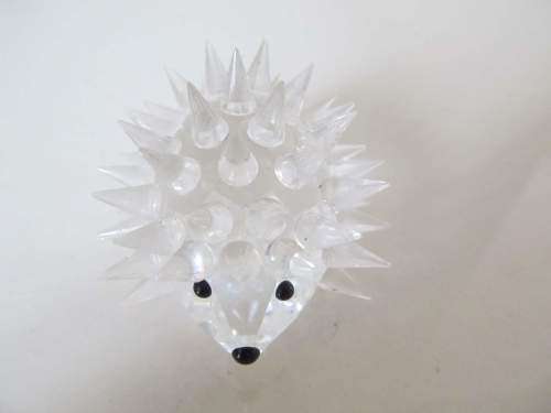 SWAROVSKI !! Vintage Swarovski Crystal Hedgehog - `In the Summer Meadow` - Retired