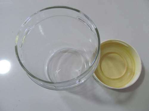 PYREX !! Vintage Clear Glass Kitchen Countertop Container with Sealing Lid