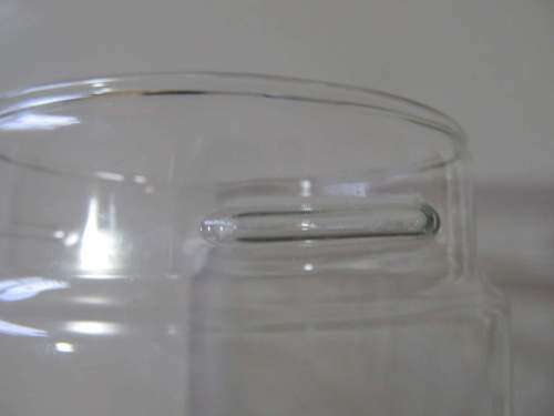 PYREX !! Vintage Clear Glass Kitchen Countertop Container with Sealing Lid