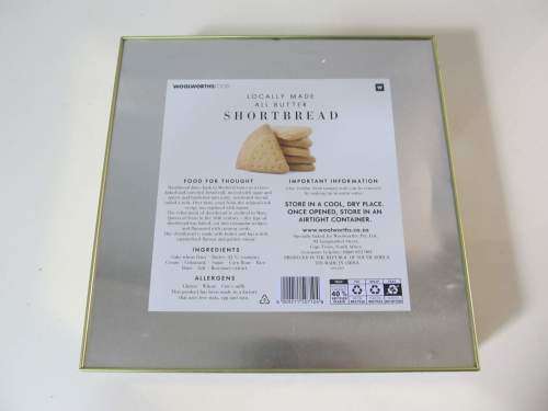 TINS !! Collectable Lot of Two Different Biscuit Tins - 1 Italian, 1 Woolworths