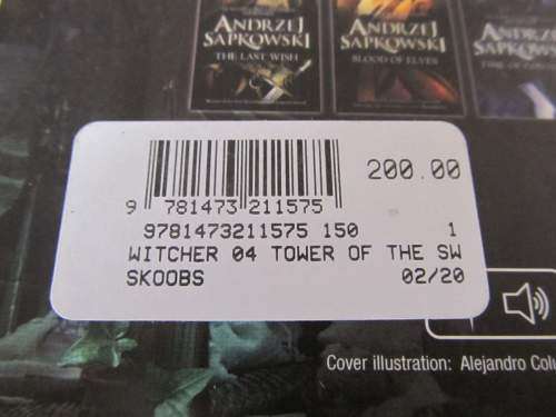 SOFTCOVER !! The Tower of the Swallow by Andrzej Sapkowski - As New