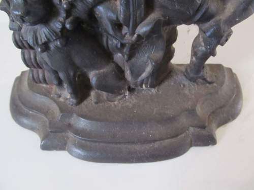 PUNCH !! Vintage Cast Metal `Punch` Door Stopper (from Punch and Judy)