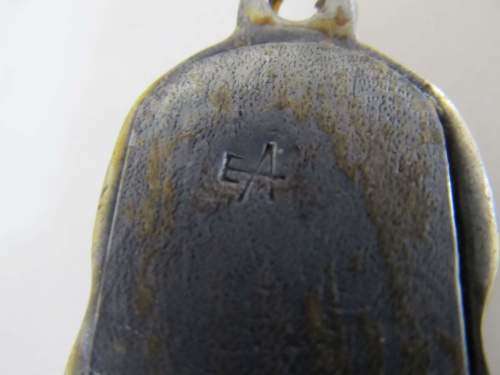 MEZUZAH !! Vintage Jewish Metal Doorpost Mezuzah - Sealed with Scroll Inside