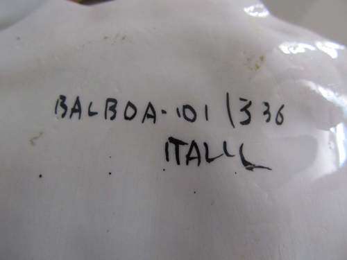 CERAMIC + !! Vintage Fine Porcelian Italian Leaf Dish and Glass Box