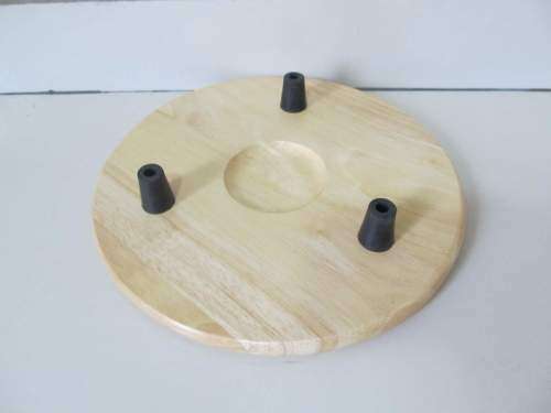 CHEESE DOME + !! Boxed Unused Multi Purpose Vintage Glass Cheese Dome (Wood Base) etc