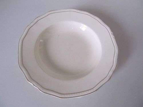 GRINDLEY !! Vintage Lot/Part Set of 3 Alfred Meakin Porcelain Dinner Plates & 3 Salad Bowls