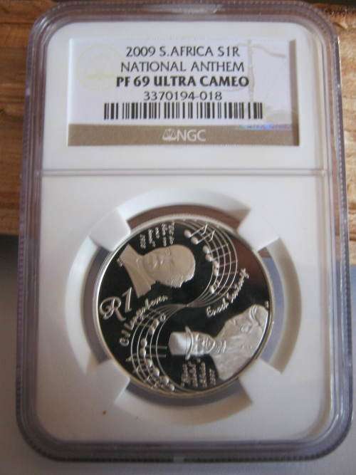 2009 National Anthem Silver R1 Graded by NGC-PF 69