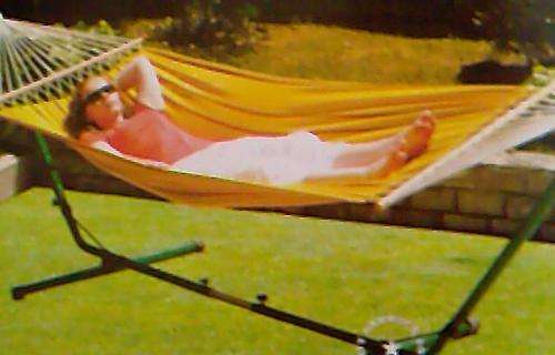 Single Canvas Hammock + Stand