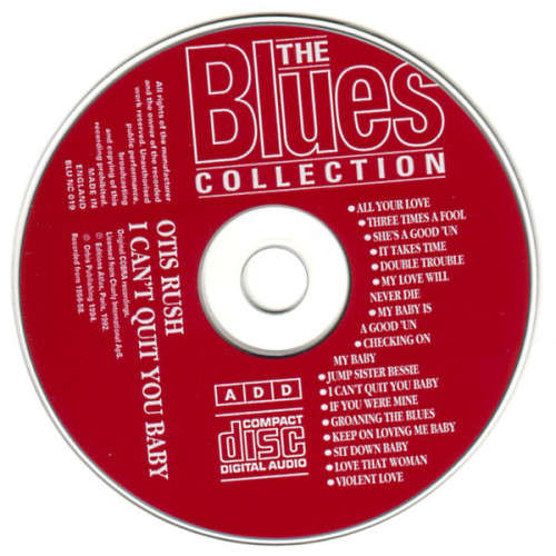Otis Rush - I Can`t Quit You Baby CD Mint Condition (IMPORT)