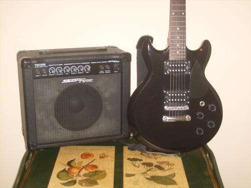 IBANEZ ELECTRIC GUITAR AND STARFIRE AMPLIFIER