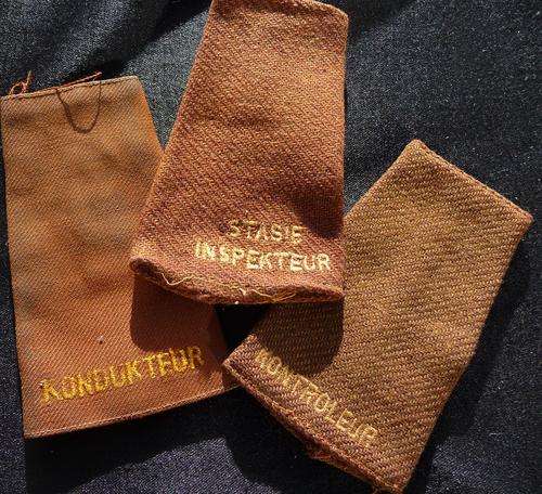 SOUTH AFRICAN RAILWAYS - ODD LOT  LAPELS - KONDUKTEUR, KONTROLEUR, STASIE INSPEKTEUR ***R1 START***
