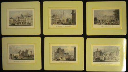 PIMPERNEL PLACEMATS - ENGLAND SCENE - SET OF 6!!