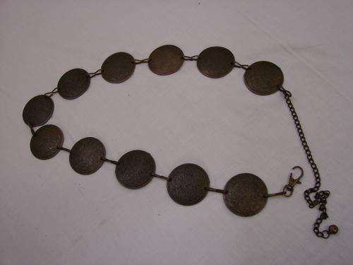 LADIES' RETRO METAL BELT.