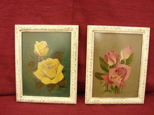 Two framed Rose Pictures