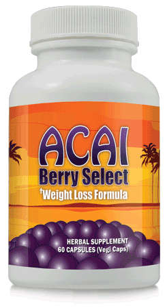 Acai Berry Select Natural WEIGHT LOSS PILL Acai Diet Supplement Fat Burner, Free Shipping!