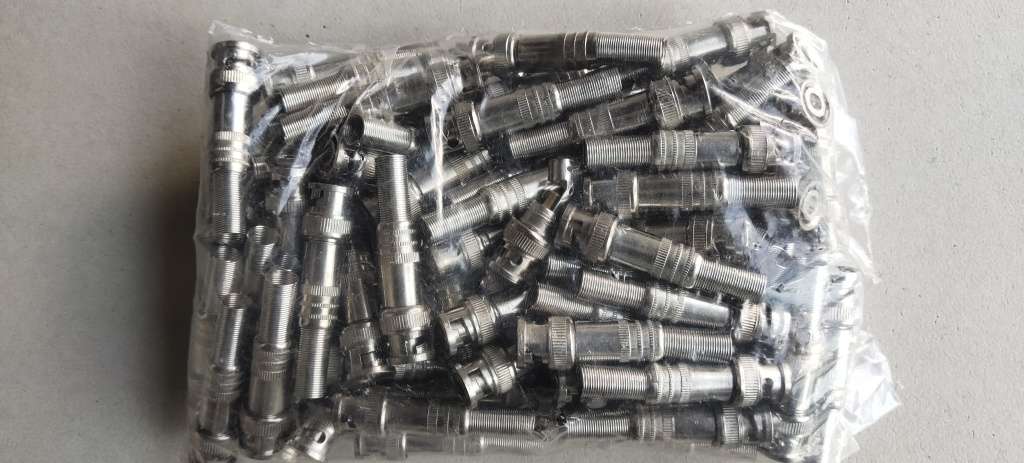 Bnc connectors for cctv pack of 100