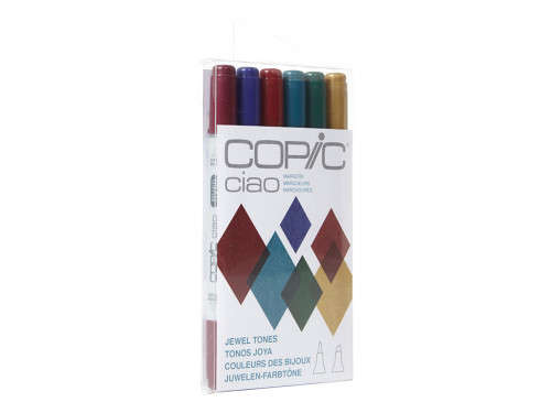 Jewel Tones Set 6pc- Ciao - Copic - Markers