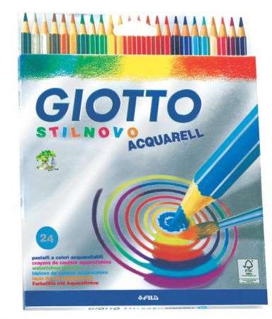 GIOTTO STILNOVO ACQUARELL 24 pcs Pencils