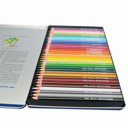 GIOTTO STILNOVO ACQUARELL 36 pcs Metal Case Pencils