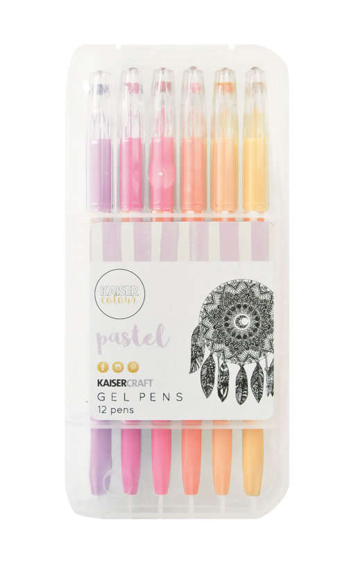 Kaiser Colour - Pastel Gel Pens 12pk