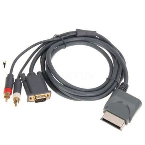 Xbox 360 VGA Cable & 2RCA