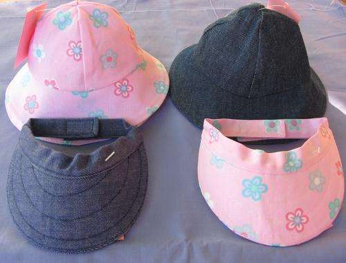 Baby born dolls clothes - Sunhats & peak caps