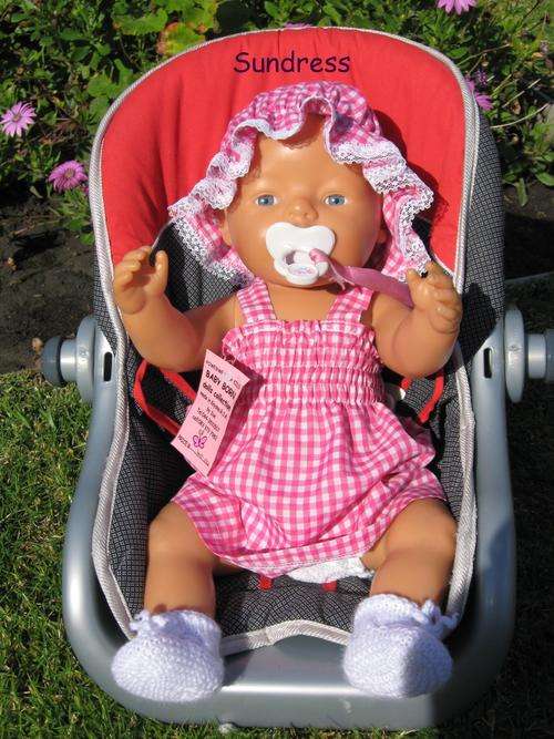 Baby born dolls clothes - Sundress