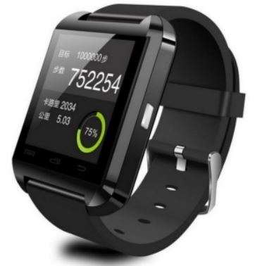 U8 Bluetooth Smart Wrist Watch Phone Mate for IOS Android Samsung IPhone HTC Black