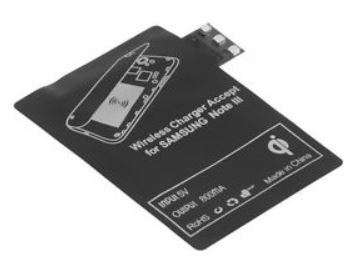 Wireless Qi charger pad BLACK or WHITE + charging coil SAMSUNG Note 3