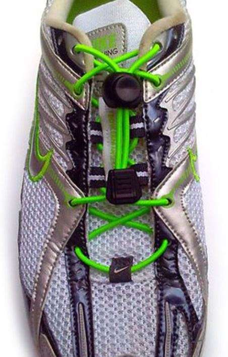 Elastic speed lock shoe laces BLACK local stock!