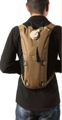 Hydration pack 2L Military type KHAKI  Cyclists adventure bikers hikers LOCAL STOCK