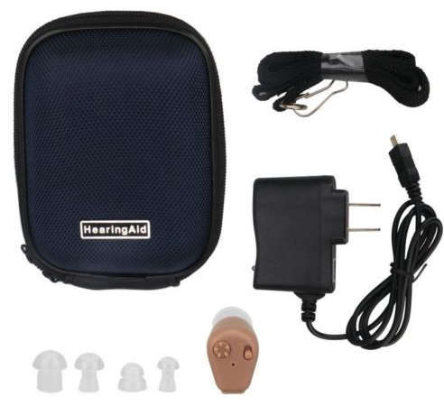 Hearing aid rechargeable small inner ear Axon