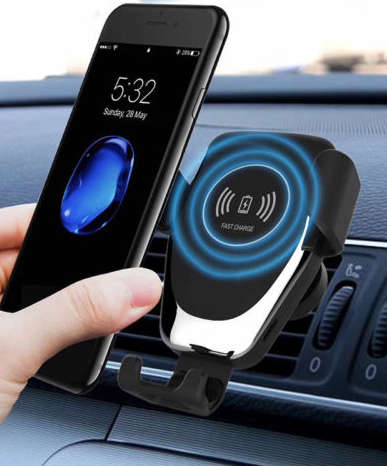 Qi wireless car charger for android or iphone