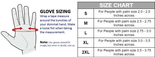 Motorcycle gloves Grey with armour size M