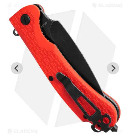 Russian Daggerr Urban 2 folding  knife black plain blade orange