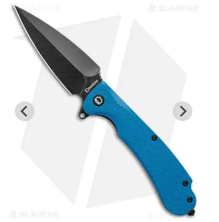 Russian Daggerr Urban 2 folding  knife black plain blade blue