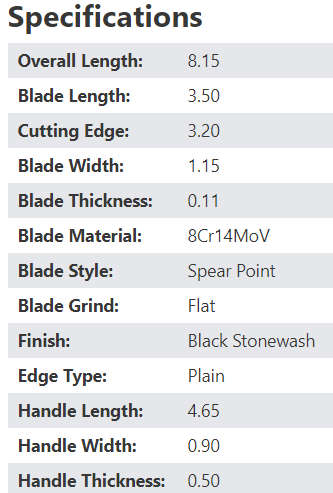 Russian Daggerr Urban 2 folding  knife black plain blade blue