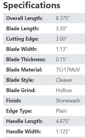 Gerber Flatiron cleaver folding knife plain stonewash blade desert tan