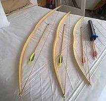 Archery Imported Hickory English long bow 28" draw 30/45/50/60lbs 68"+3 arrows