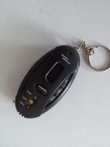 Key ring digital breathalyser