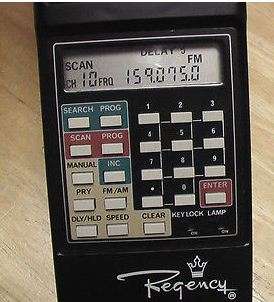 Radio scanner Regency HX2200 VHF UHF 20ch incl 800mhz range 118-950mhz