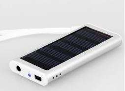 Solar charger universal mini 1000mah usb cell battery pack portable