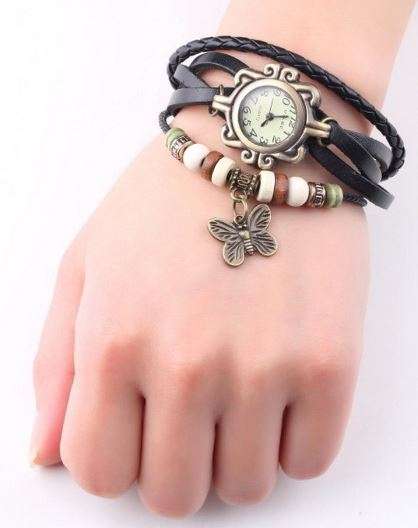 Ladies Bracelet watch stylish butterfly