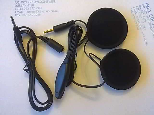 Motorcycle helmet speakers!