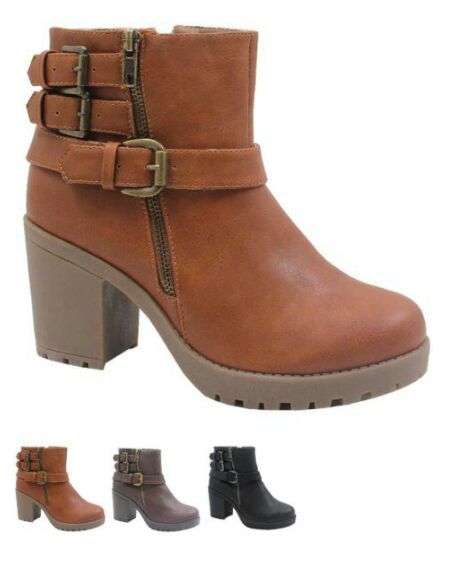Amy Gosh ladies strappy heel boot