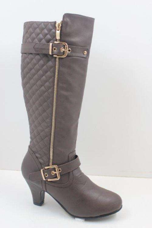 TopModa Women¿s Quilted Long Boot Union-3