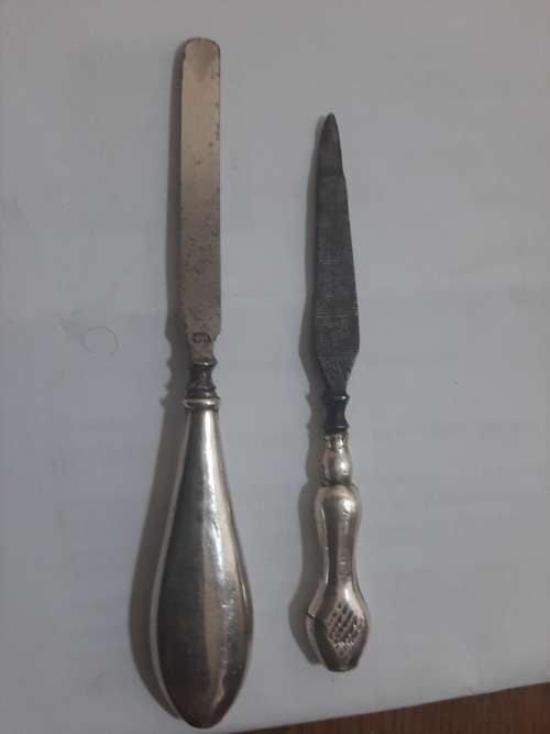 sterling silver handled hallmark manicure items